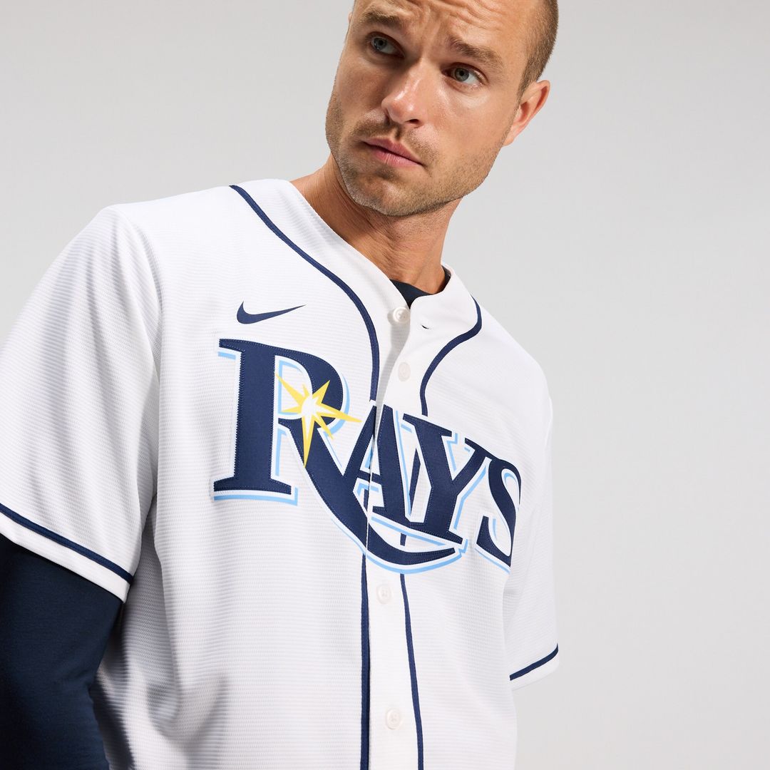 Tampa Bay Rays Yandy Díaz Nike Home Replica Jersey - White MLB Team Jersey Baseball Fan Apparel