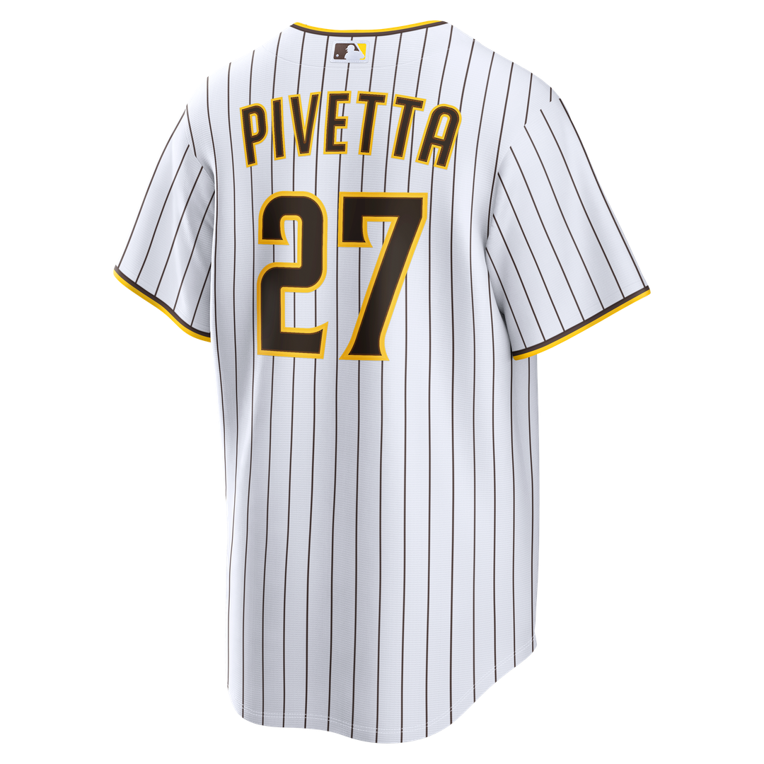 San Diego Padres Nick Pivetta Nike Home Replica Jersey - White MLB Team Jersey Baseball Fan Apparel