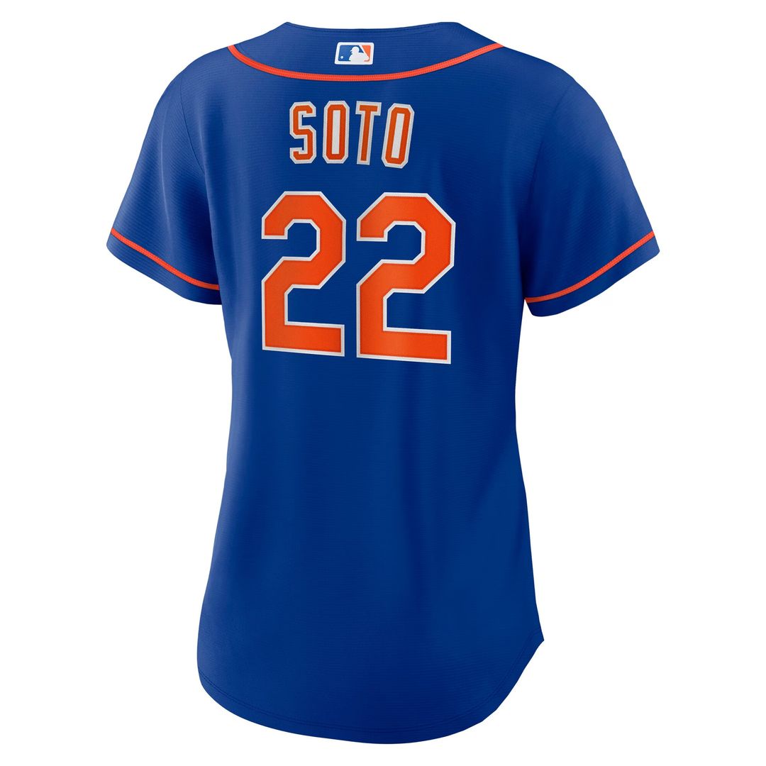 New York Mets Juan Soto Nike Women's Alternate Replica Baseball Jersey - Royal MLB Team Jersey Baseball Fan Apparel