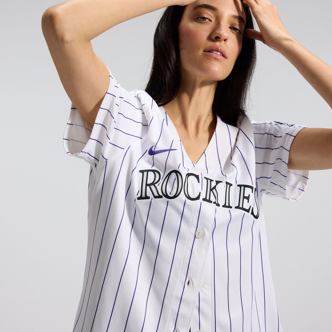 Colorado Rockies Nike Women's Home Limited Jersey - White MLB Team Jersey Baseball Fan Apparel