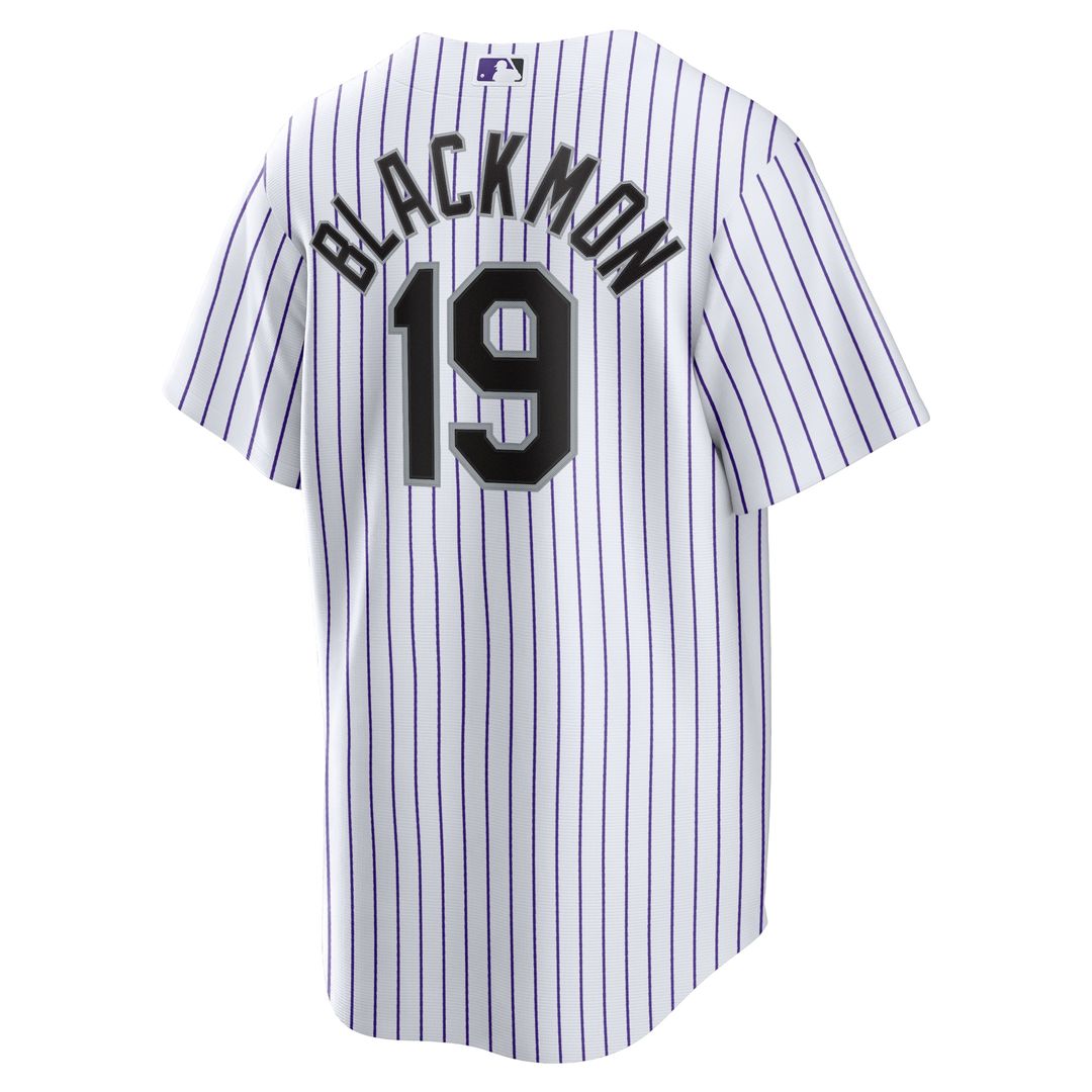 Colorado Rockies Charlie Blackmon Nike Home Replica Player Name Jersey - White MLB Team Jersey Baseball Fan Apparel