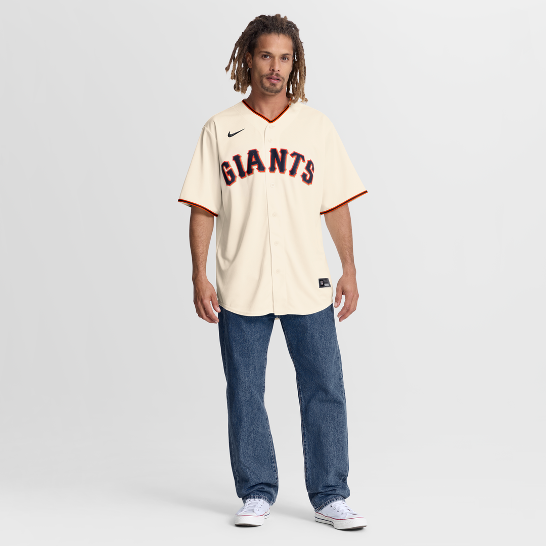 San Francisco Giants Bryce Eldridge Nike Home Replica Jersey - Cream MLB Team Jersey Baseball Fan Apparel