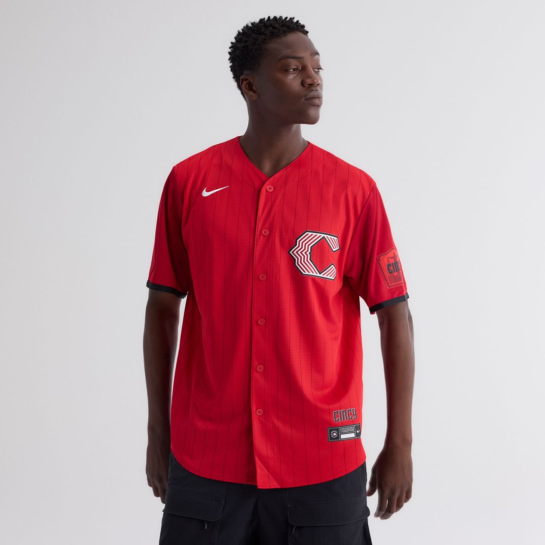 Cincinnati Reds Nike 2026 City Connect Stadium Jersey - Red MLB Team Jersey Baseball Fan Apparel
