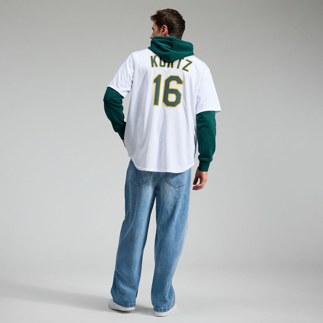Athletics Nick Kurtz Nike Home Replica Jersey - White MLB Team Jersey Baseball Fan Apparel