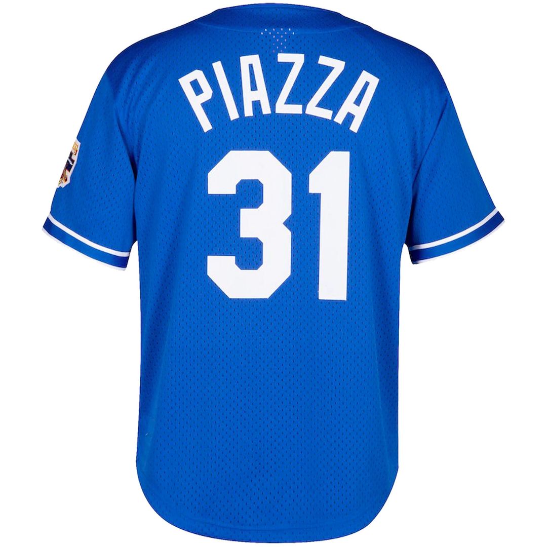 Los Angeles Dodgers Mike Piazza Mitchell & Ness Big & Tall Cooperstown Mesh Batting Practice Jersey - Royal MLB Team Jersey Baseball Fan Apparel