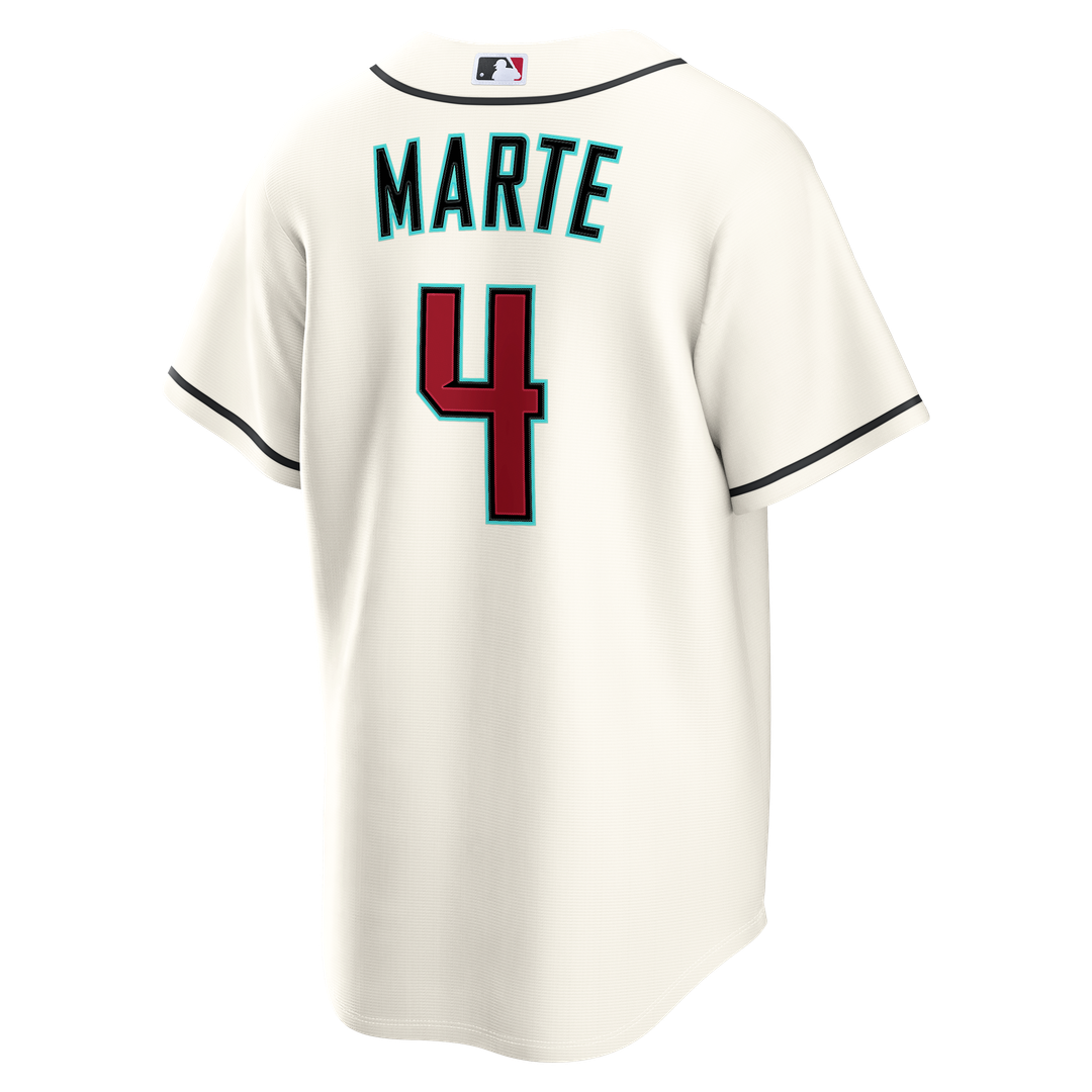 Arizona Diamondbacks Ketel Marte Nike Home Replica Jersey - Cream MLB Team Jersey Baseball Fan Apparel