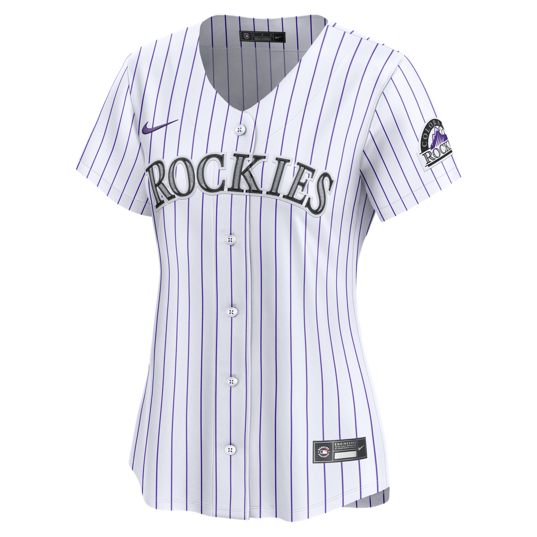 Colorado Rockies Nike Women's Home Limited Jersey - White MLB Team Jersey Baseball Fan Apparel
