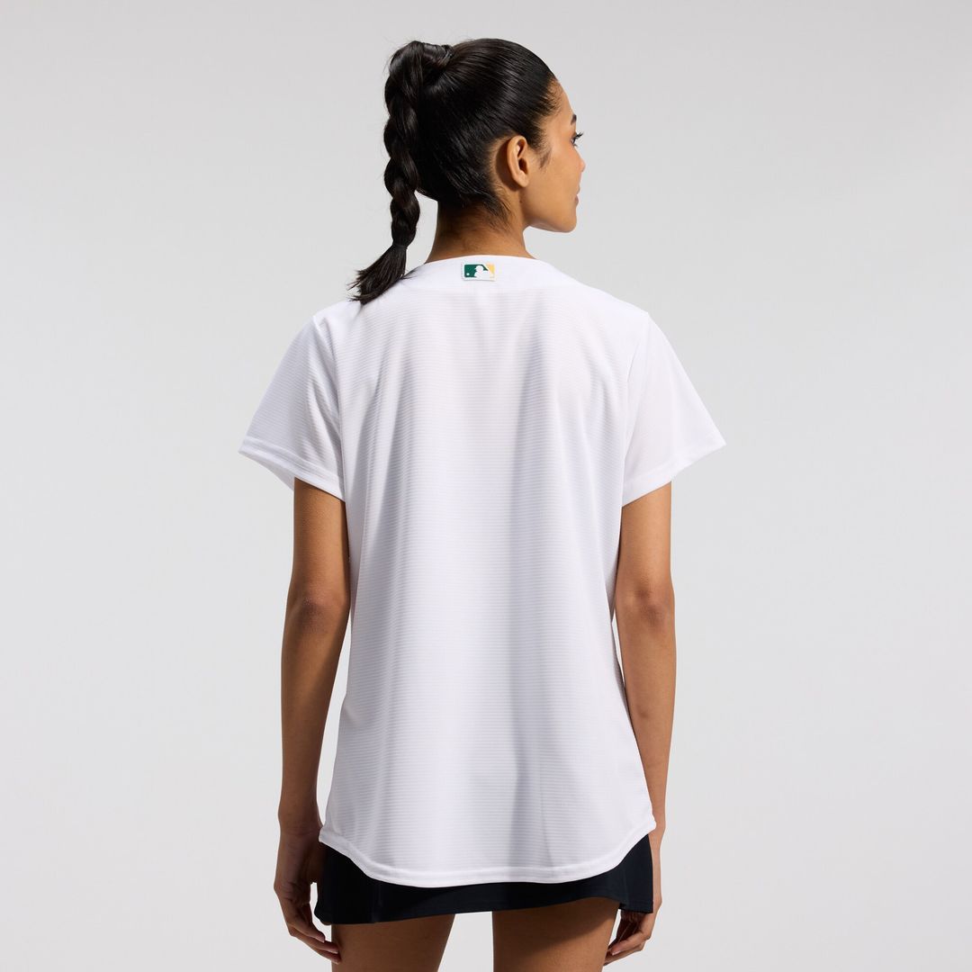 Athletics Nike Women's Home Replica Team Jersey - White MLB Team Jersey Baseball Fan Apparel
