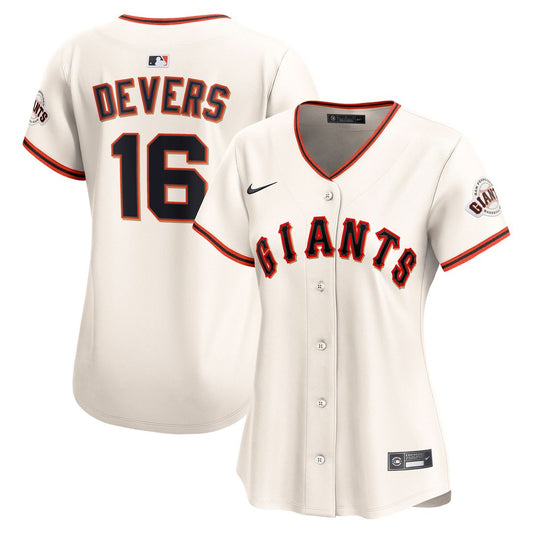 San Francisco Giants Rafael Devers Nike Women's Home Limited Player Jersey - Cream MLB Team Jersey Baseball Fan Apparel