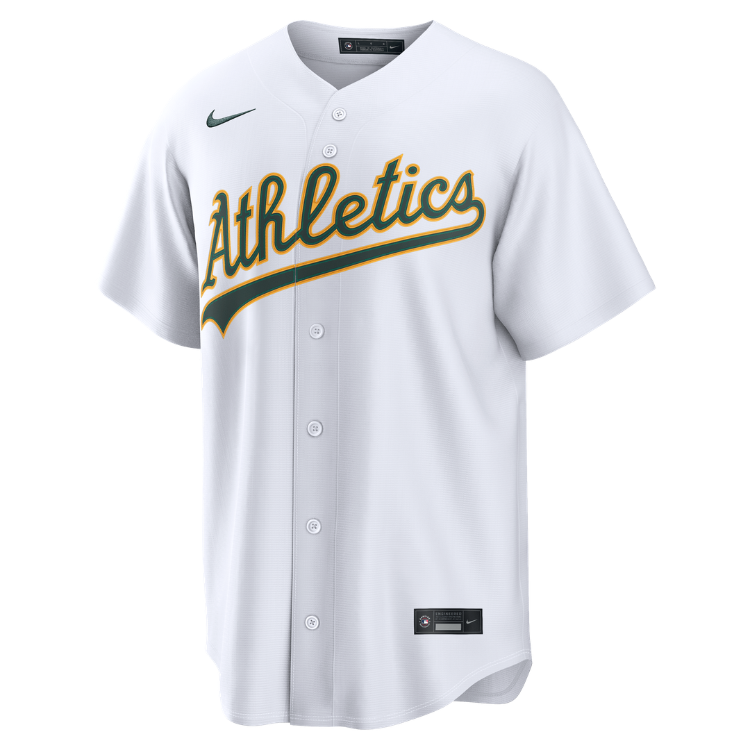 Athletics Henry Bolte Nike Home Replica Jersey - White MLB Team Jersey Baseball Fan Apparel