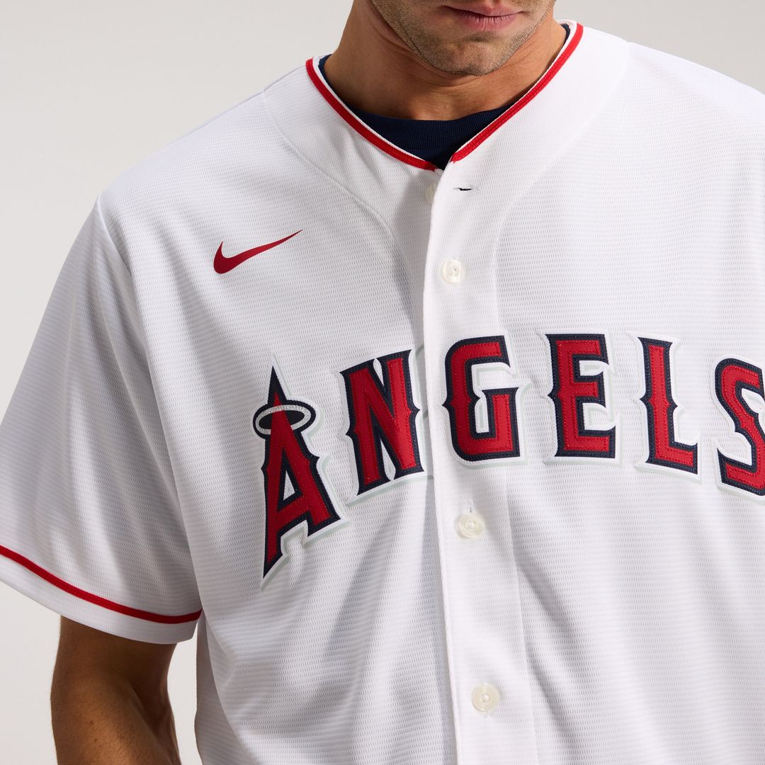 Los Angeles Angels Nike Home Replica Team Jersey - White MLB Team Jersey Baseball Fan Apparel