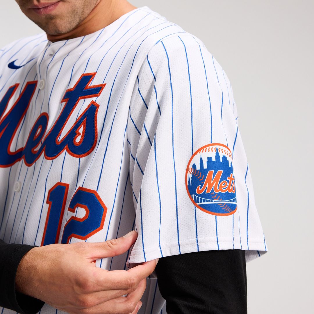 New York Mets Francisco Lindor Nike Home Limited Jersey - White MLB Team Jersey Baseball Fan Apparel
