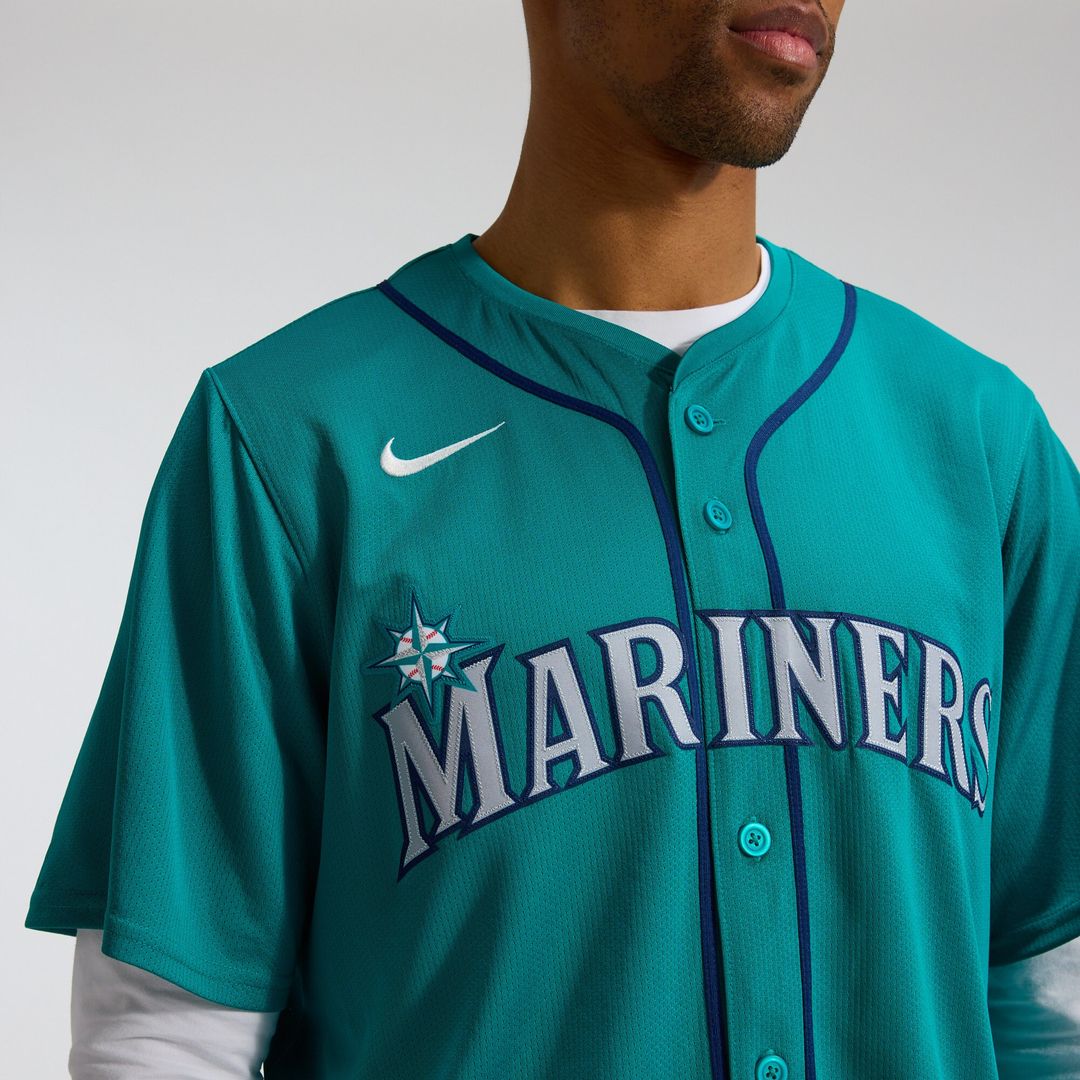 Seattle Mariners Cal Raleigh Nike Alternate Limited Jersey - Teal MLB Team Jersey Baseball Fan Apparel