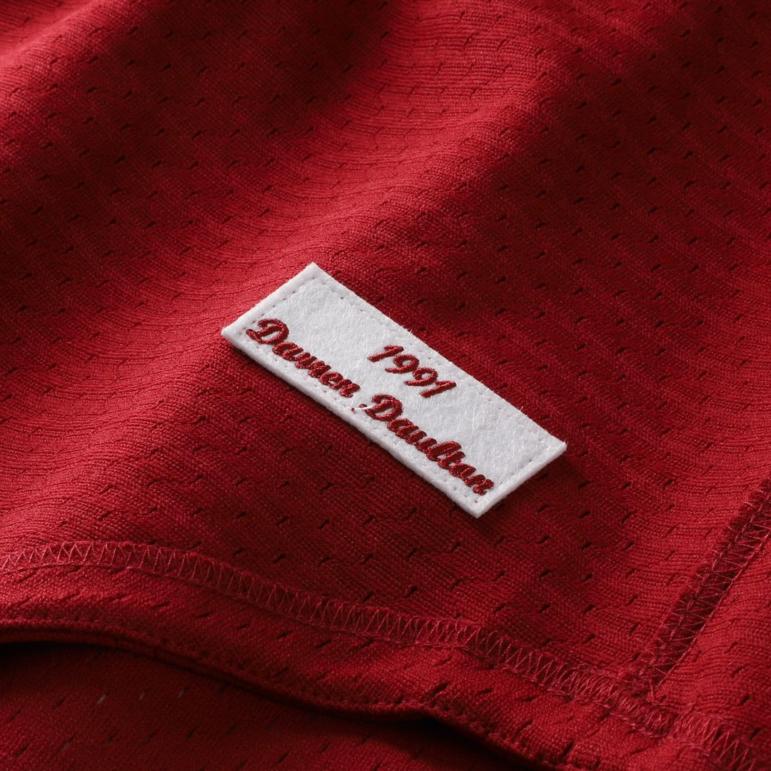 Philadelphia Phillies Darren Daulton Mitchell & Ness Authentic Batting Practice Jersey - Scarlet MLB Team Jersey Baseball Fan Apparel