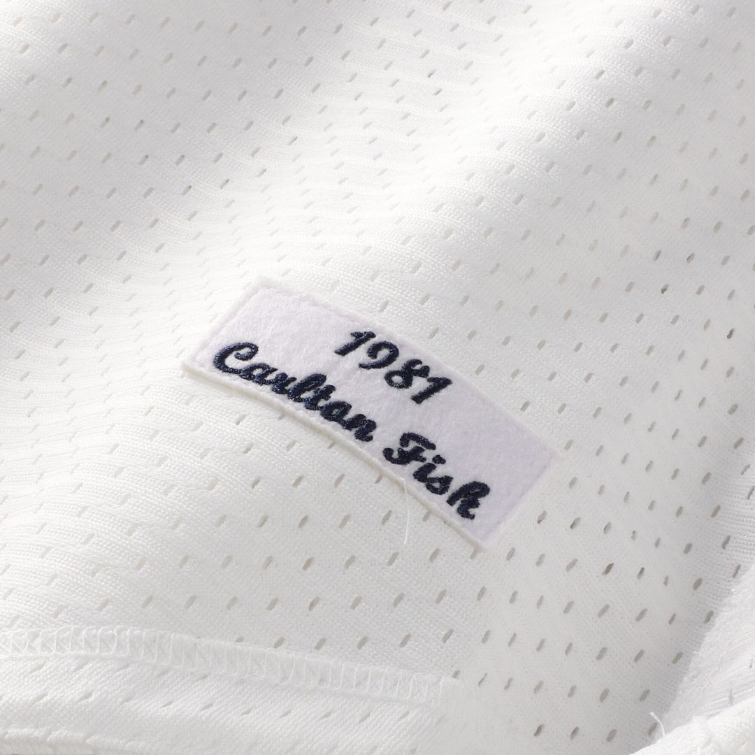 Chicago White Sox Carlton Fisk Mitchell & Ness Authentic Batting Practice Jersey - White MLB Team Jersey Baseball Fan Apparel