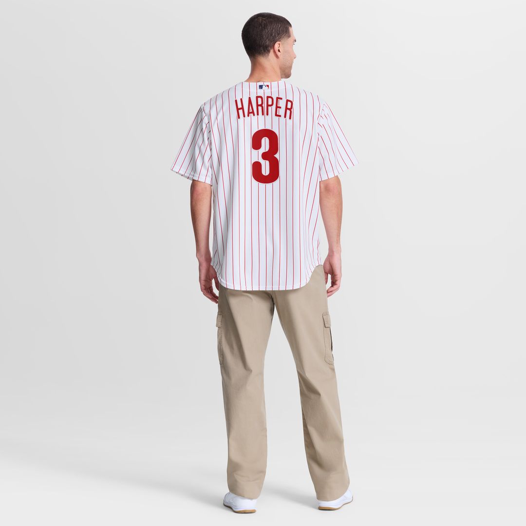 Philadelphia Phillies Bryce Harper Nike Alternate Replica Jersey - Cream MLB Team Jersey Baseball Fan Apparel
