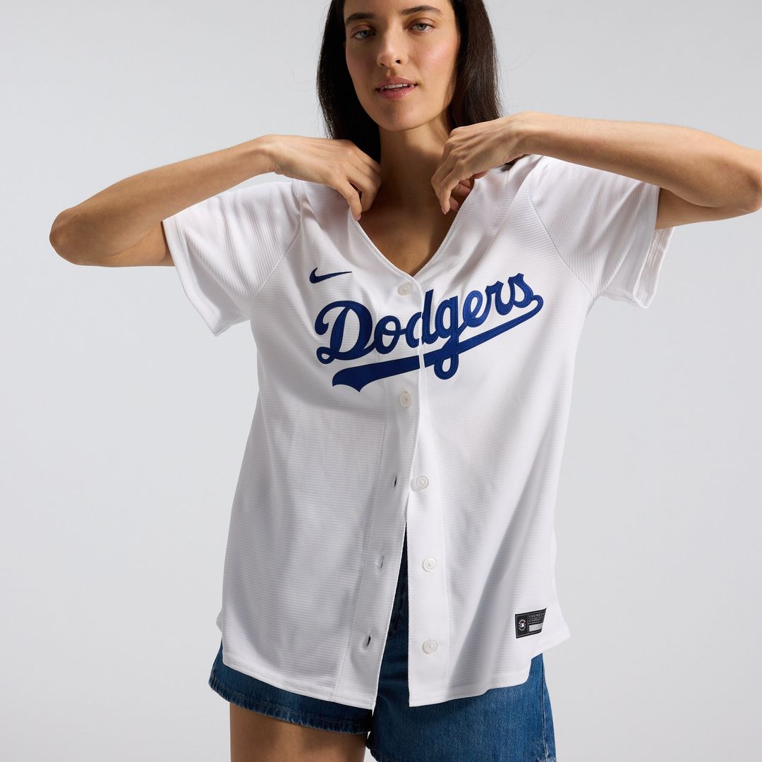 Los Angeles Dodgers Nike Women's Home Replica Jersey - White MLB Team Jersey Baseball Fan Apparel
