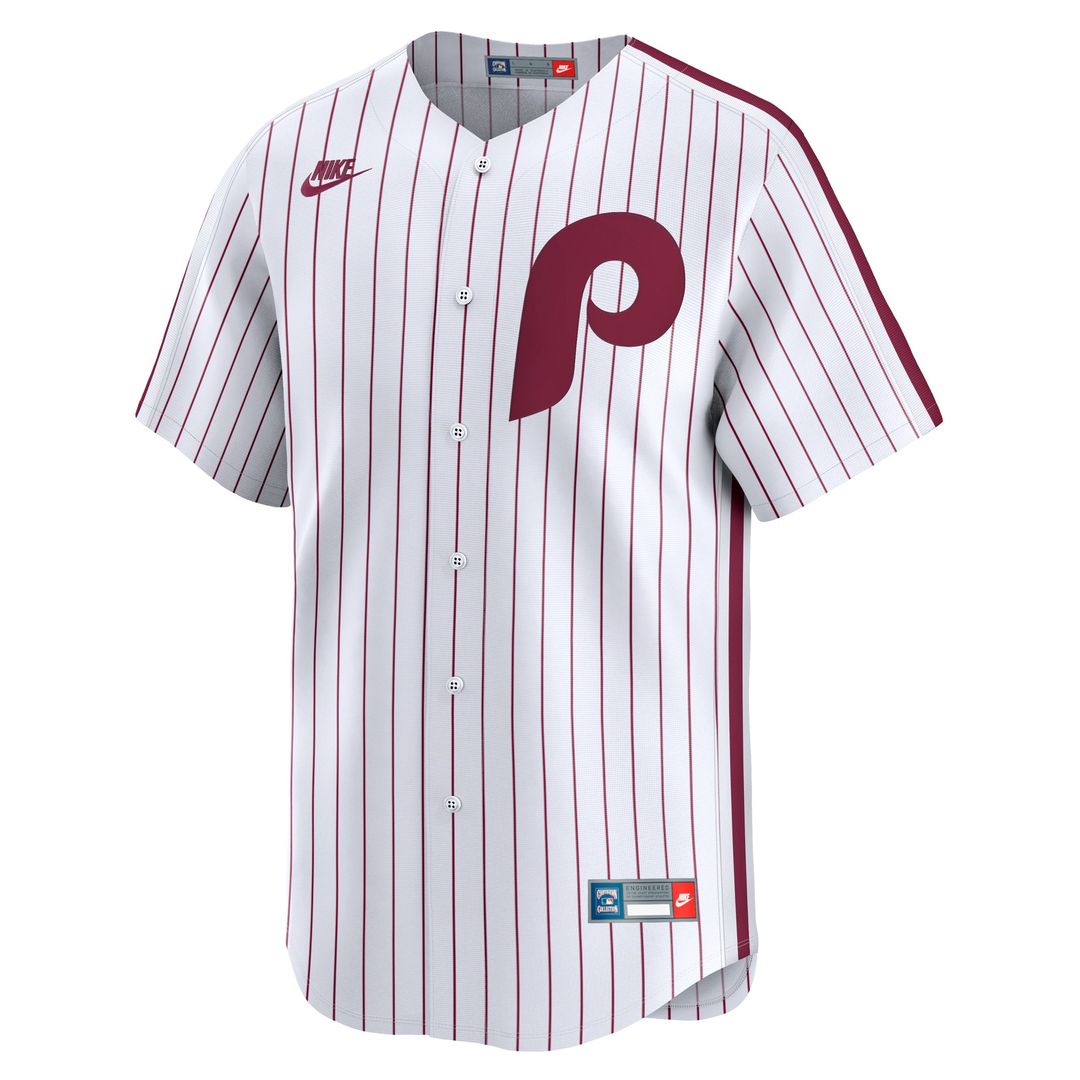 Philadelphia Phillies Nike Cooperstown Limited Jersey - White MLB Team Jersey Baseball Fan Apparel