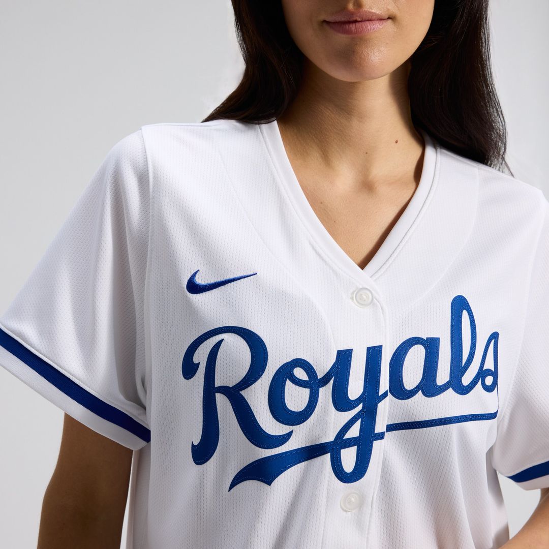 Kansas City Royals Nike Women's Home Limited Jersey - White MLB Team Jersey Baseball Fan Apparel