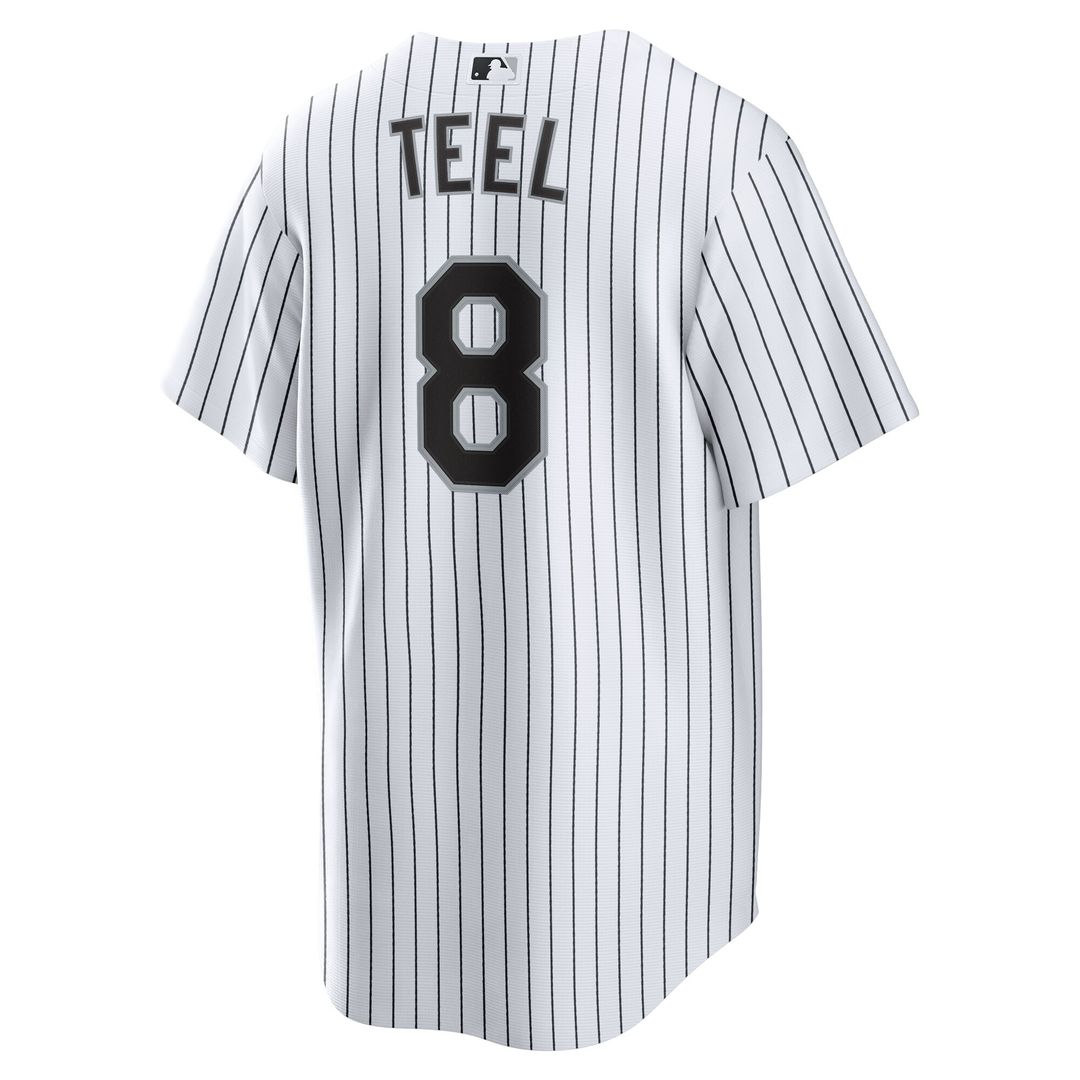 Chicago White Sox Kyle Teel Nike Home Replica Jersey - White MLB Team Jersey Baseball Fan Apparel
