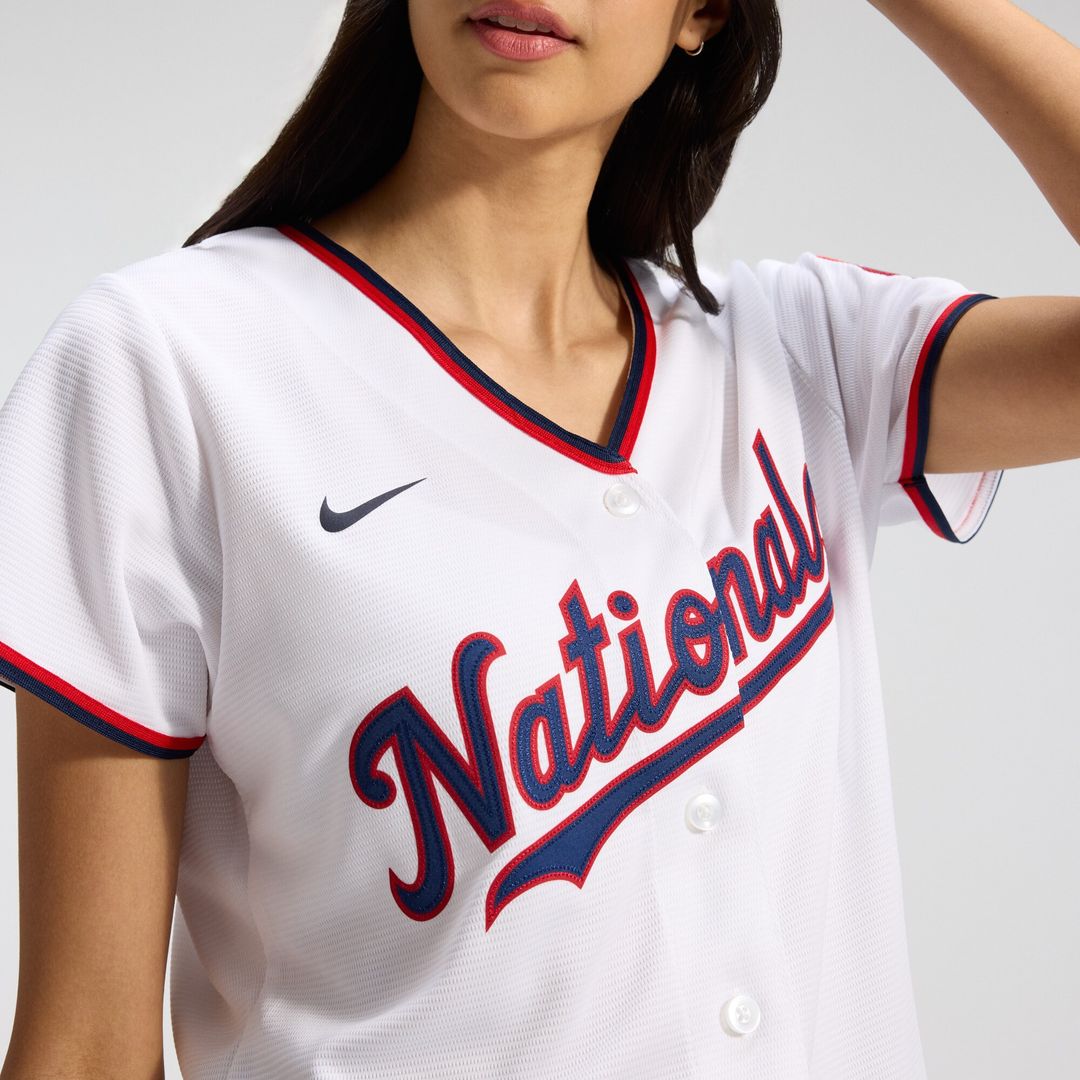 Washington Nationals CJ Abrams Nike Women's Home Replica Player Jersey - White MLB Team Jersey Baseball Fan Apparel