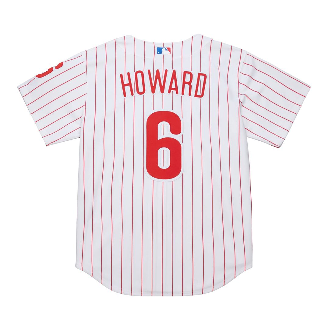 Philadelphia Phillies Ryan Howard Mitchell & Ness Cooperstown Authentic Jersey - White MLB Team Jersey Baseball Fan Apparel