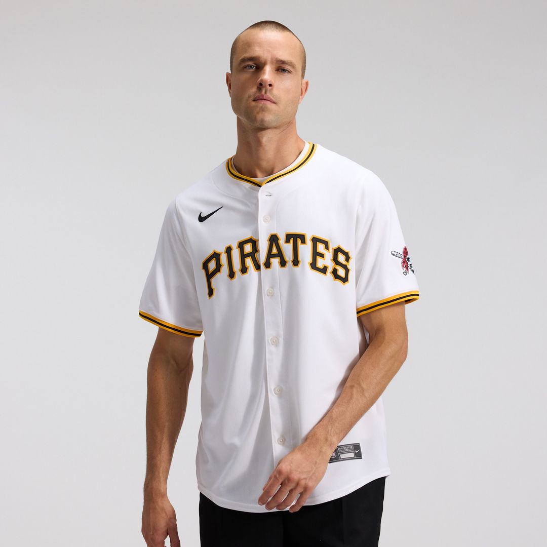 Pittsburgh Pirates Nike Home Limited Jersey - White MLB Team Jersey Baseball Fan Apparel