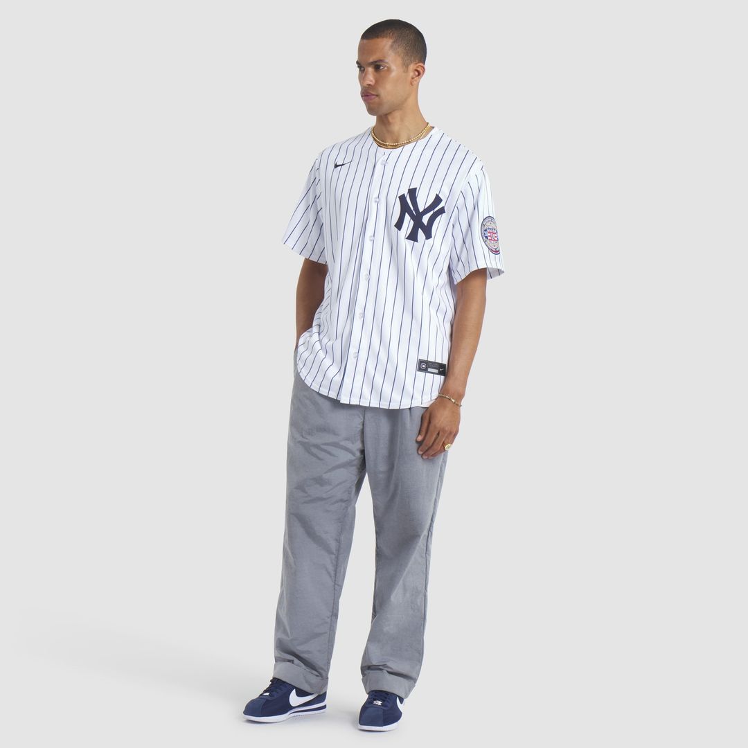 New York Yankees CC Sabathia Nike 2025 Baseball Hall of Fame Name & Number Retired Replica Jersey - White MLB Team Jersey Baseball Fan Apparel