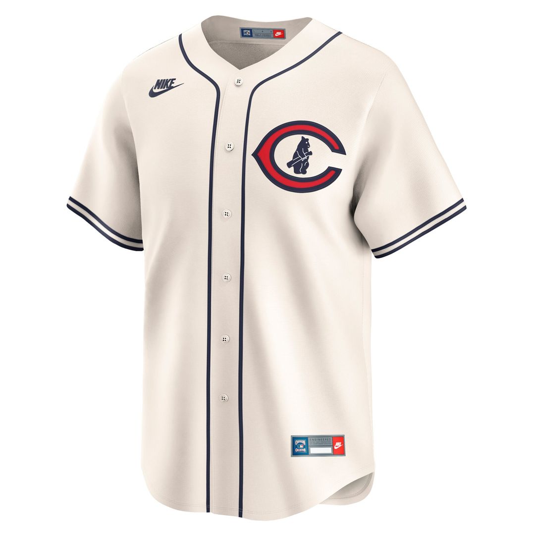 Chicago Cubs Seiya Suzuki Nike Throwback Cooperstown Limited Jersey - Cream MLB Team Jersey Baseball Fan Apparel