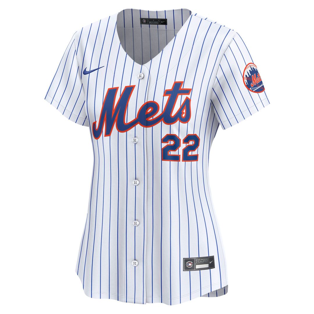 New York Mets Juan Soto Nike Women's Home Limited Jersey - White MLB Team Jersey Baseball Fan Apparel