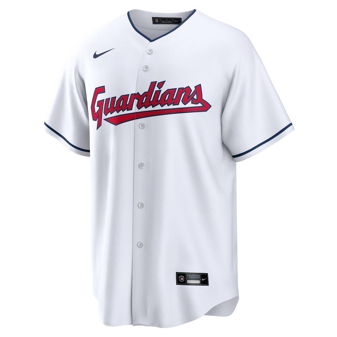 Cleveland Guardians José Ramírez Nike Replica Player Jersey - White MLB Team Jersey Baseball Fan Apparel