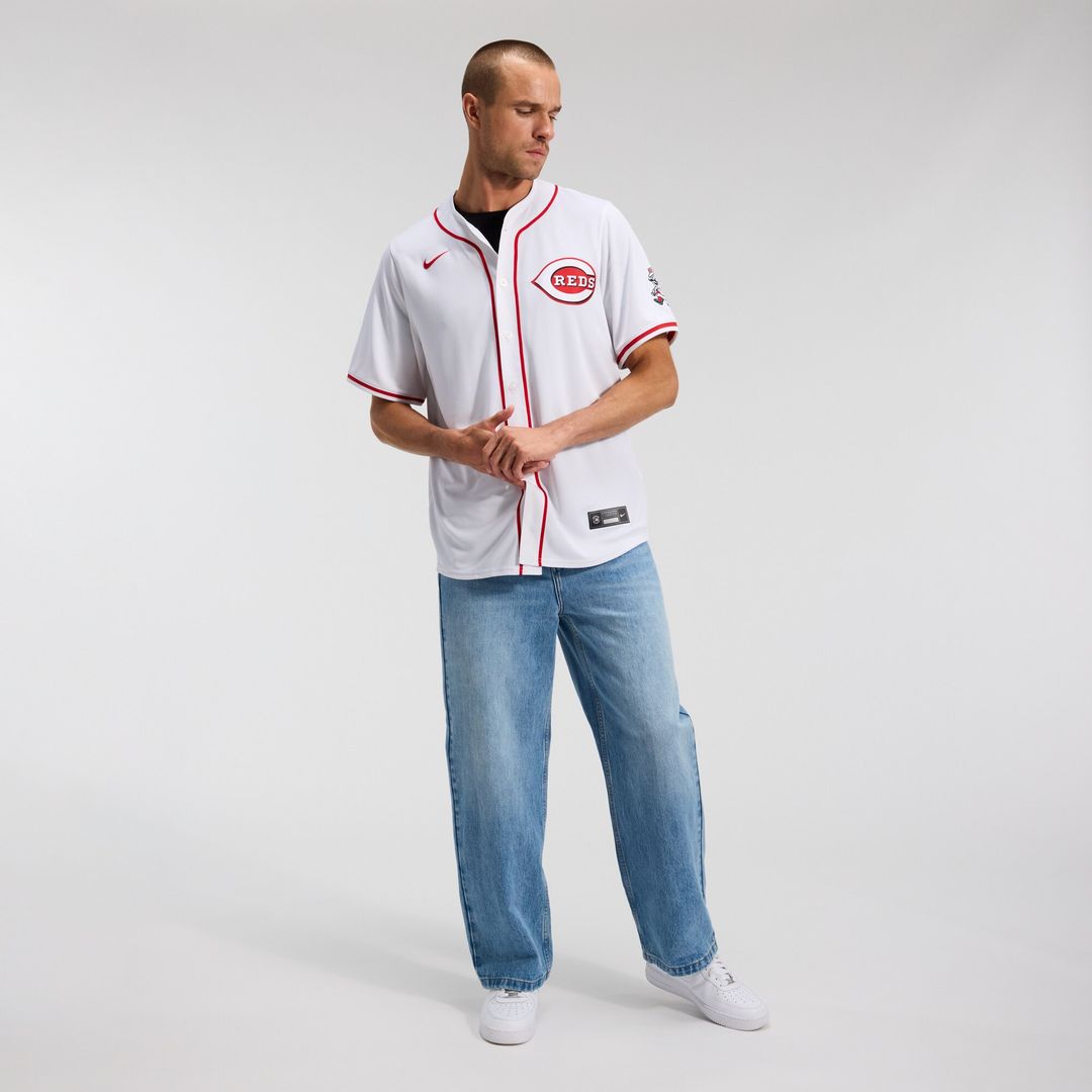 Cincinnati Reds Nike Home Limited Jersey - White MLB Team Jersey Baseball Fan Apparel