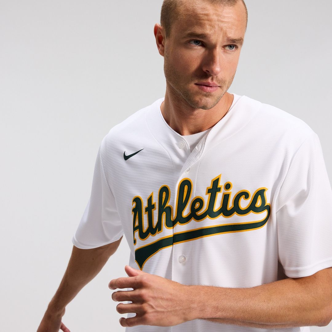 Athletics Nike Home Replica Team Jersey - White MLB Team Jersey Baseball Fan Apparel