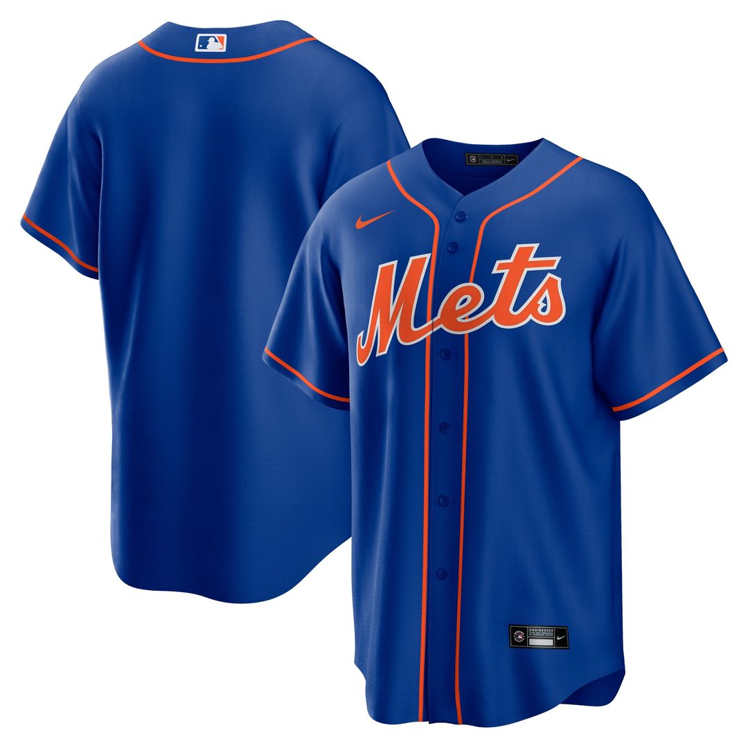 New York Mets Nike Alternate Replica Team Jersey - Royal MLB Team Jersey Baseball Fan Apparel