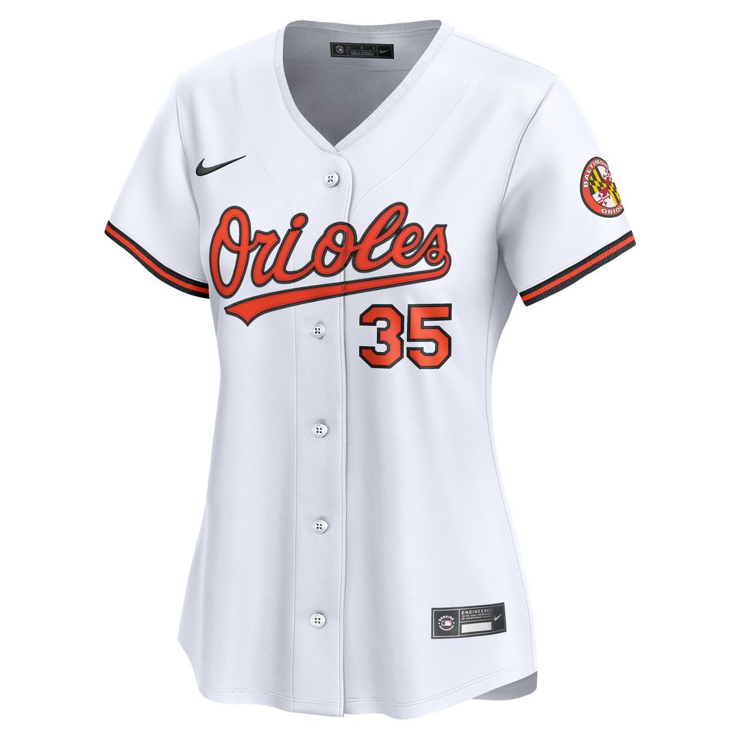 Baltimore Orioles Adley Rutschman Nike Women's Home Limited Player Jersey - White MLB Team Jersey Baseball Fan Apparel