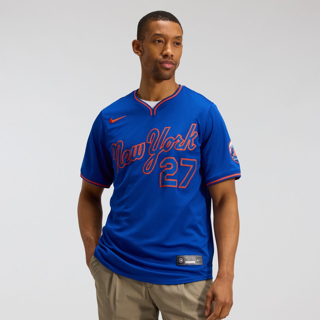 New York Mets Mark Vientos Nike Alternate Limited Player Jersey - Royal MLB Team Jersey Baseball Fan Apparel