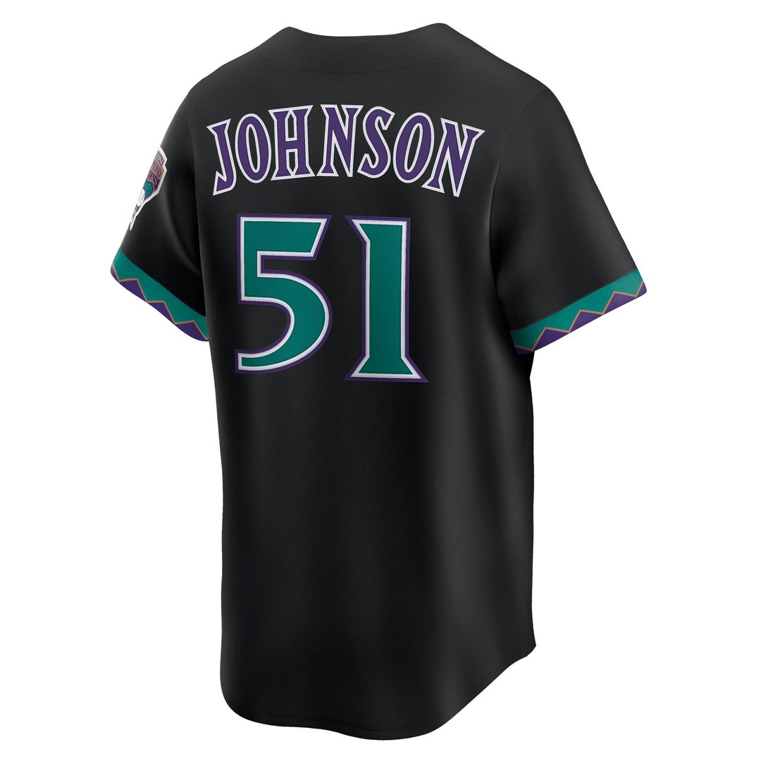 Arizona Diamondbacks Randy Johnson Nike Throwback Cooperstown Limited Jersey - Cream MLB Team Jersey Baseball Fan Apparel