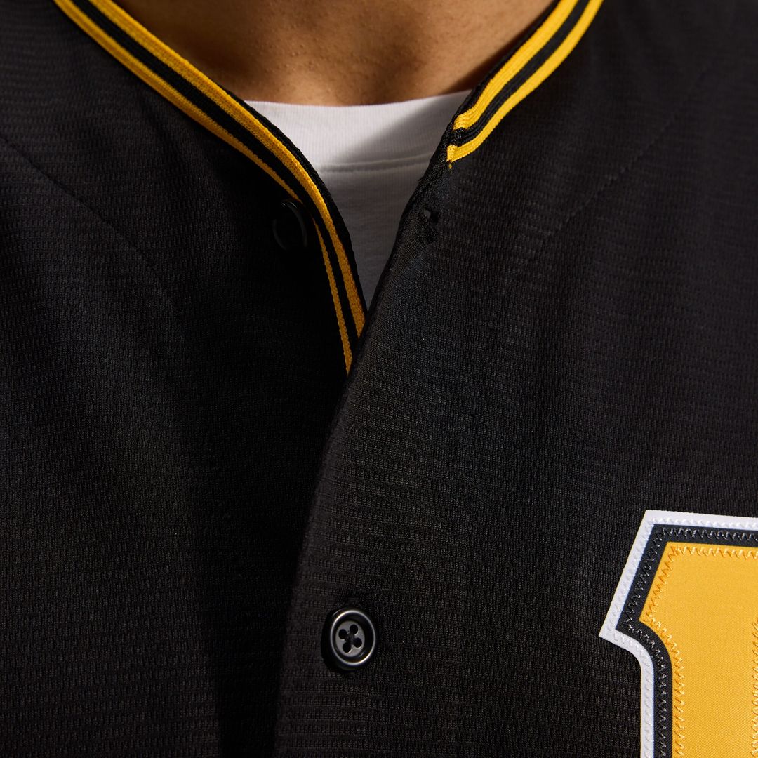 Pittsburgh Pirates Nike Alternate Replica Team Jersey - Black MLB Team Jersey Baseball Fan Apparel