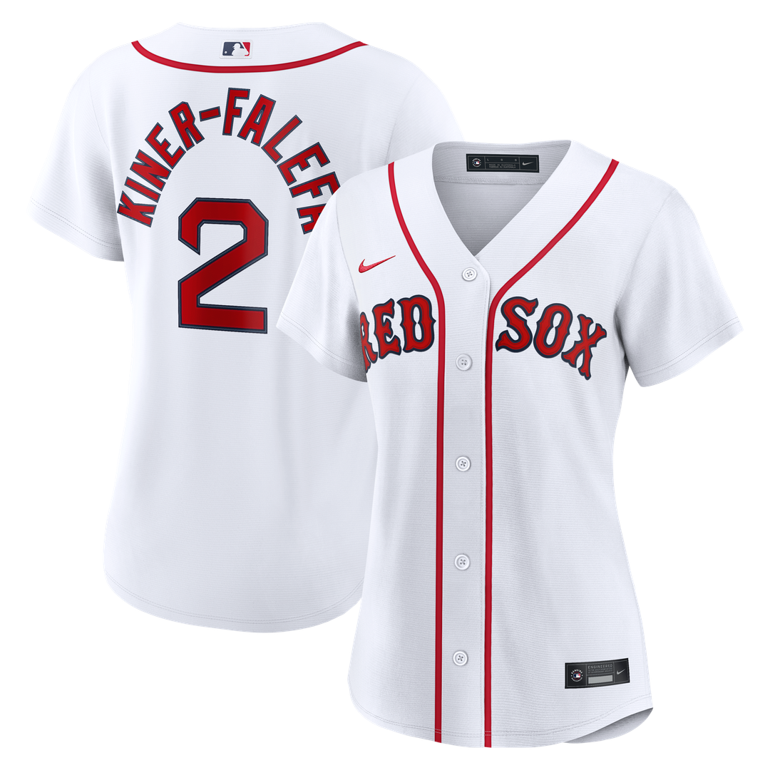 Boston Red Sox Isiah Kiner - Falefa Nike Women's Home Replica Jersey - White MLB Team Jersey Baseball Fan Apparel