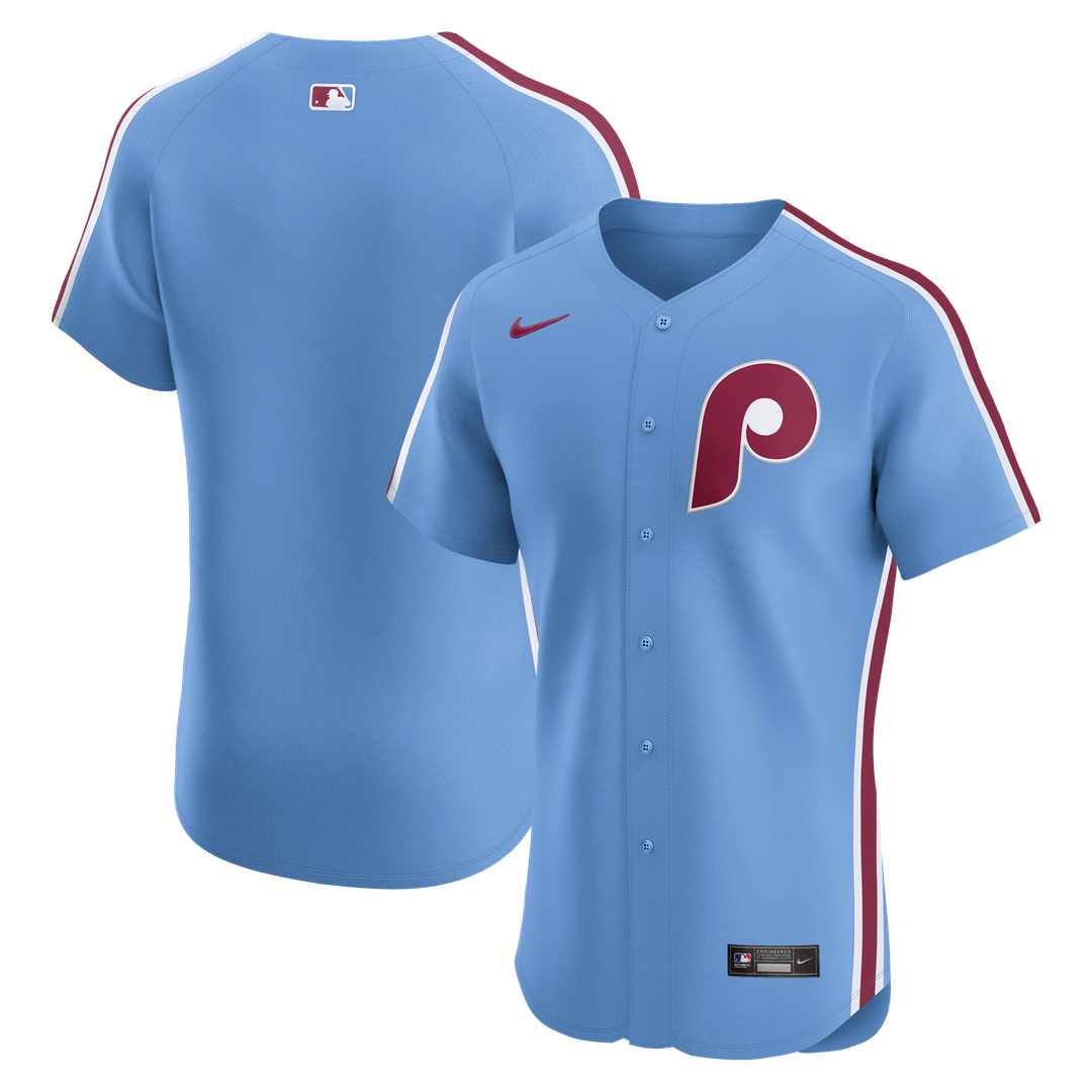 Philadelphia Phillies Nike Alternate 2 Elite Jersey - Cream MLB Team Jersey Baseball Fan Apparel