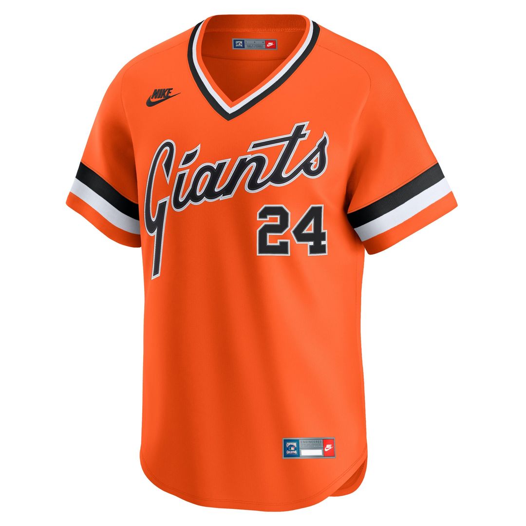San Francisco Giants Willie Mays Nike Cooperstown Limited Jersey - Orange MLB Team Jersey Baseball Fan Apparel