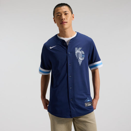 Kansas City Royals Nike City Connect Limited Jersey - Navy MLB Team Jersey Baseball Fan Apparel