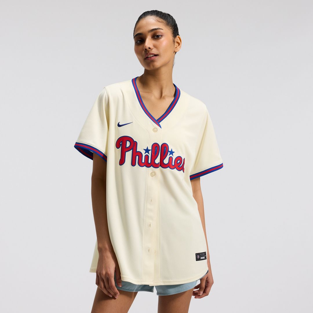 Philadelphia Phillies Ryan Howard Nike Women's Alternate 2 Limited Jersey - Cream MLB Team Jersey Baseball Fan Apparel