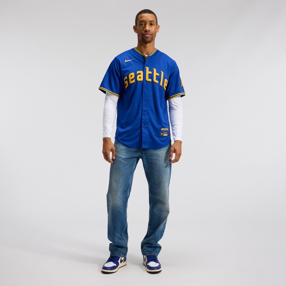 Seattle Mariners Nike City Connect Replica Jersey - Royal MLB Team Jersey Baseball Fan Apparel