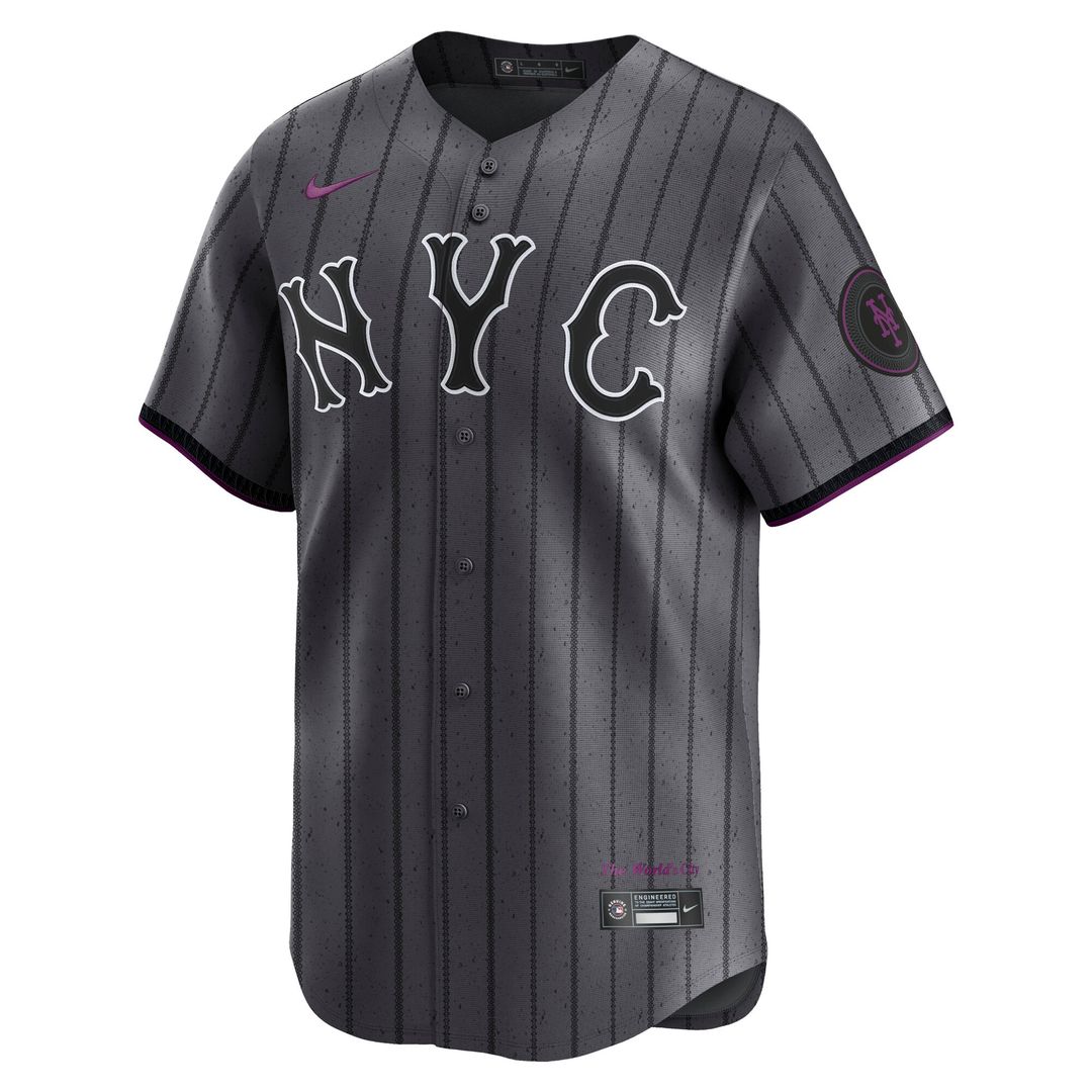 New York Mets Nike City Connect Limited Jersey - Gray MLB Team Jersey Baseball Fan Apparel
