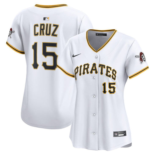 Pittsburgh Pirates Oneil Cruz Nike Women's Home Limited Player Jersey - White MLB Team Jersey Baseball Fan Apparel