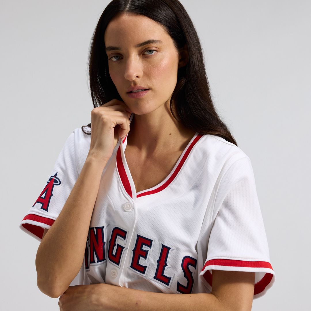 Los Angeles Angels Nike Women's Home Limited Jersey - White MLB Team Jersey Baseball Fan Apparel