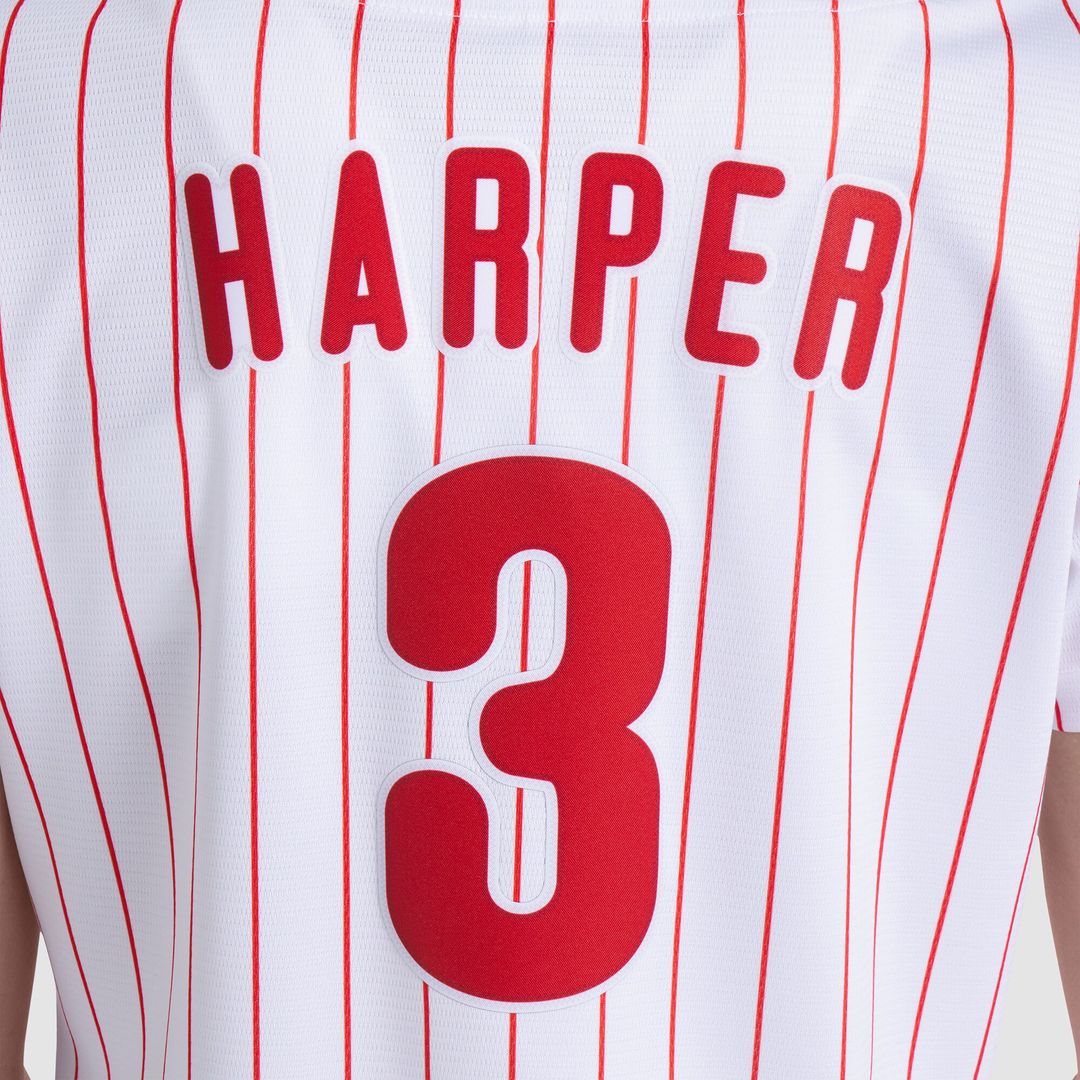 Philadelphia Phillies Bryce Harper Nike Women's Home Replica Player Jersey - White MLB Team Jersey Baseball Fan Apparel