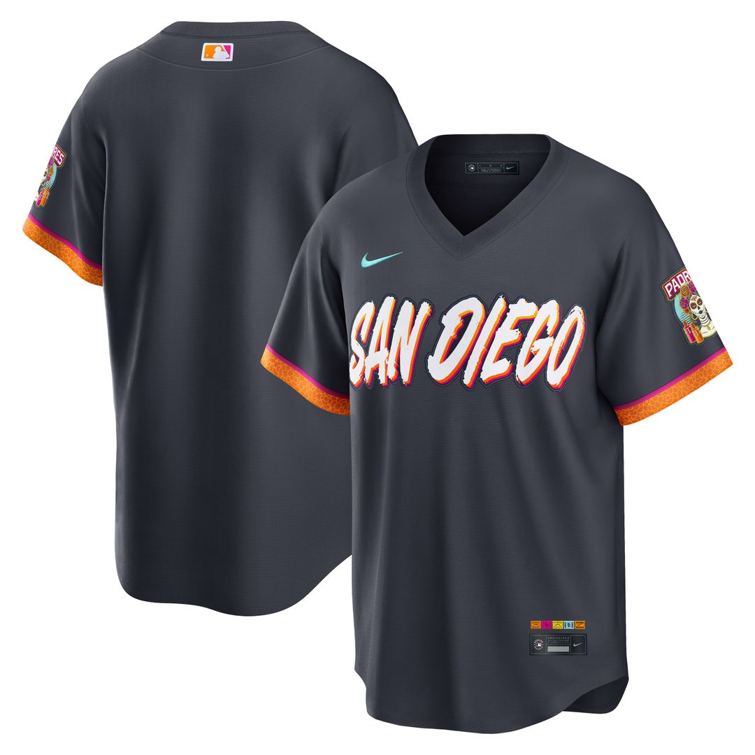 San Diego Padres Nike 2026 City Connect Stadium Jersey - Obsidian MLB Team Jersey Baseball Fan Apparel