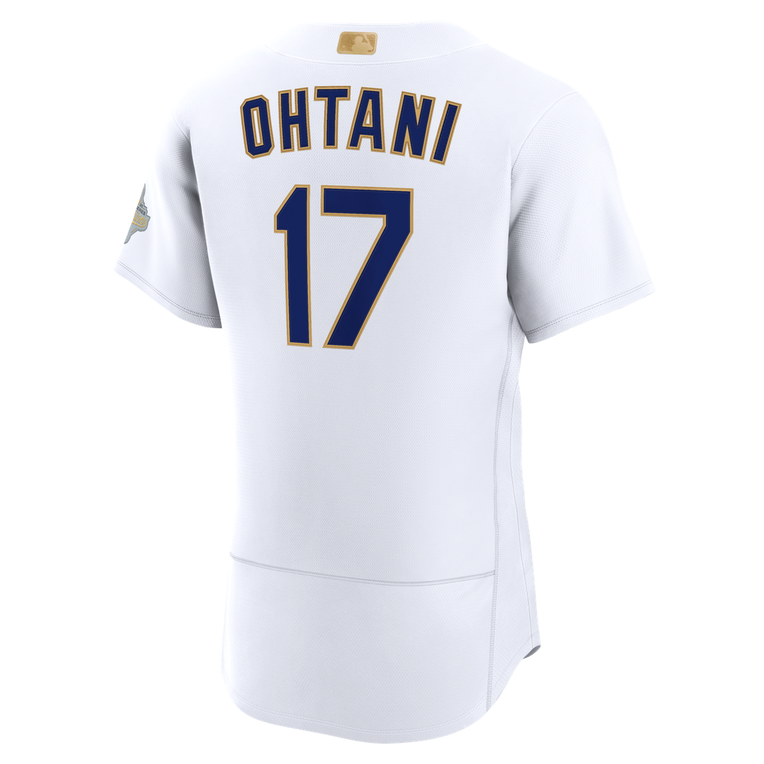 Los Angeles Dodgers Shohei Ohtani Nike 2026 Gold Collection Authentic Jersey - White MLB Team Jersey Baseball Fan Apparel
